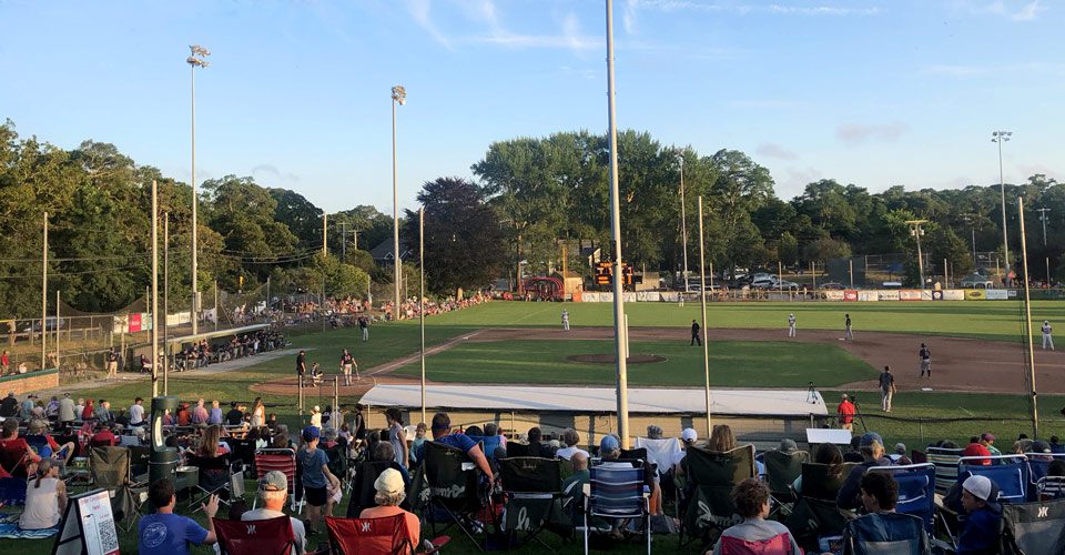 A beautiful evening at Eldredge Park in Orleans, MA.